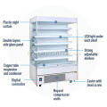 Affichage à légumes Réfrigérateur de refroidisseur de refroidisseur ouvert à plusieurs lieux